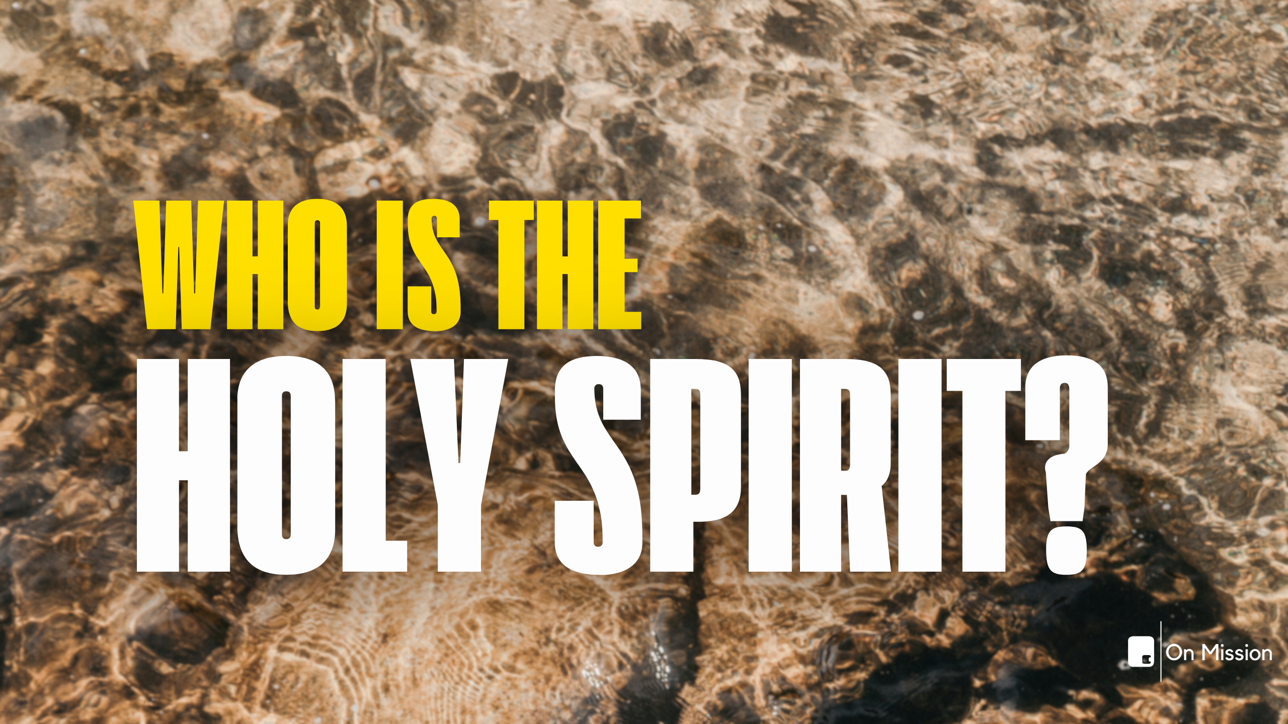 Who is the Holy Spirit?